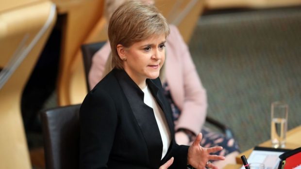 First Minister Nicola Sturgeon