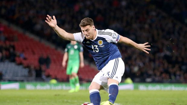 Scotland's Chris Martin scored a late winner against Slovenia