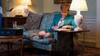 First Minister Nicola Sturgeon in the Drawing Room in Bute House, Edinburgh, working on the final draft of her Section 30 letter (Scottish Government)