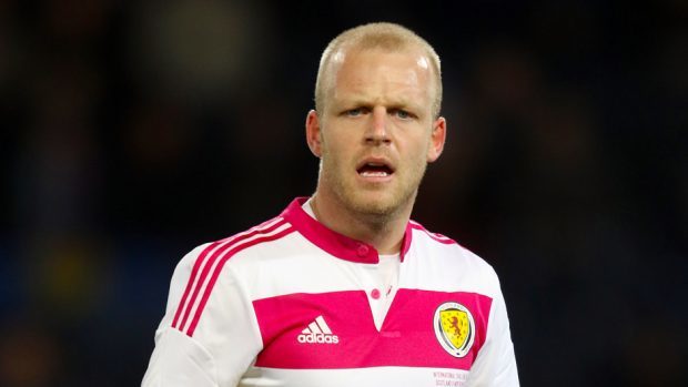 Steven Naismith was on target for Scotland.