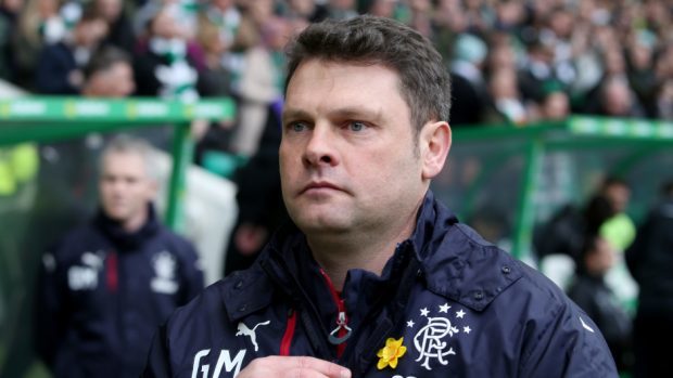 Rangers caretaker manager Graeme Murty has left the club