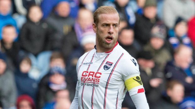 Ross County defender Andrew Davies.