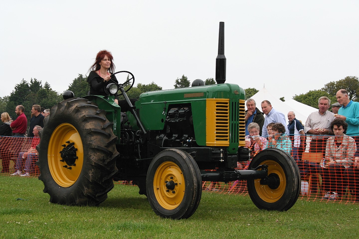 A Turner Yeoman of England diesel tractor on parade at a rally in Ayrshire