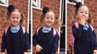 Violet-Grace died in her mother's arms on Saturday, after she was struck by a stolen black Ford Fiesta while walking through St Helens, Merseyside, on Friday.