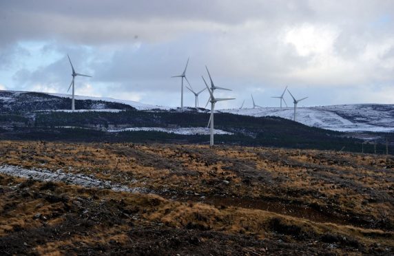 The proposed Clash Gour turbines could be built in pockets around the Berry Burn Wind Farm.
