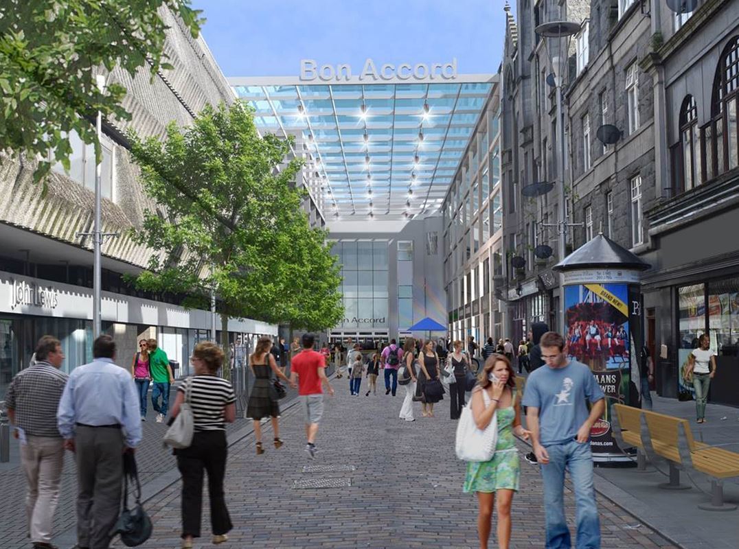 How the new Bon Accord and St Nicholas development could look.