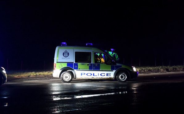 A man has been arrested following a crash on the A90