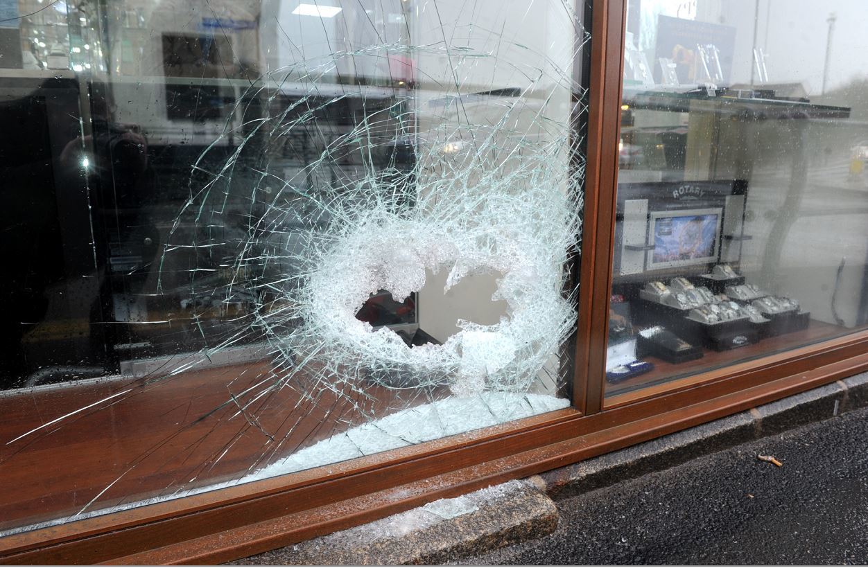 KC Jewellers in Ellon which was broken into in the early hours of Saturday morning