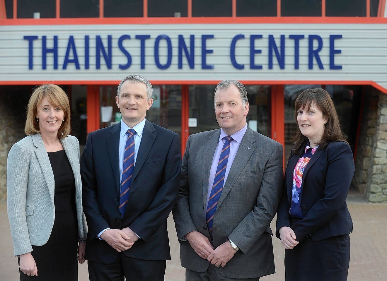 The ANM Group executive team - Avril McLeod, Grant Rogerson, John Gregor and Alison Green.