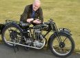 Crawford with his 1930 AJS 250cc