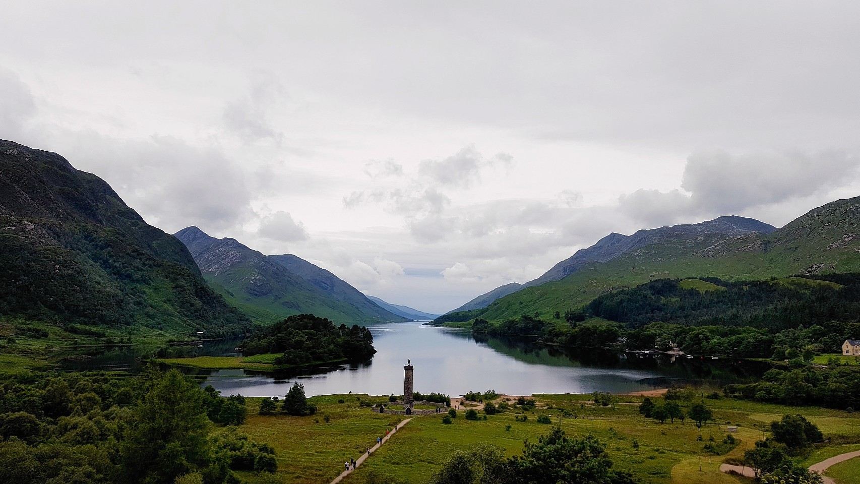 A view of the Glenfinnan Monument