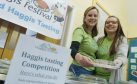 Spoilt for choice as ‘Haggis Girls’ Fiona MacKenzie (left) and Morgan MacDonald offer six haggis recipes to sample and vote on.