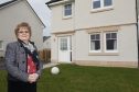 Jennifer Barclay at her new home in Fortrose