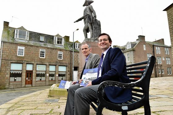 Bid chairman John Pascoe and manager Iain Sutherland.