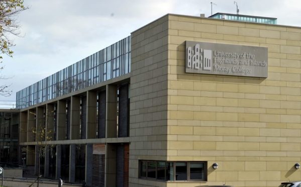 A decision by UHI Moray to celebrate the 10 year anniversary of the Alexander Graham Bell Centre when 45 staff are expected to lose their jobs has been called 'tone deaf' by a lecturers' union.