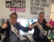 Natasha and Hannah give fundraising for CLIC Sargent a double thumbs up