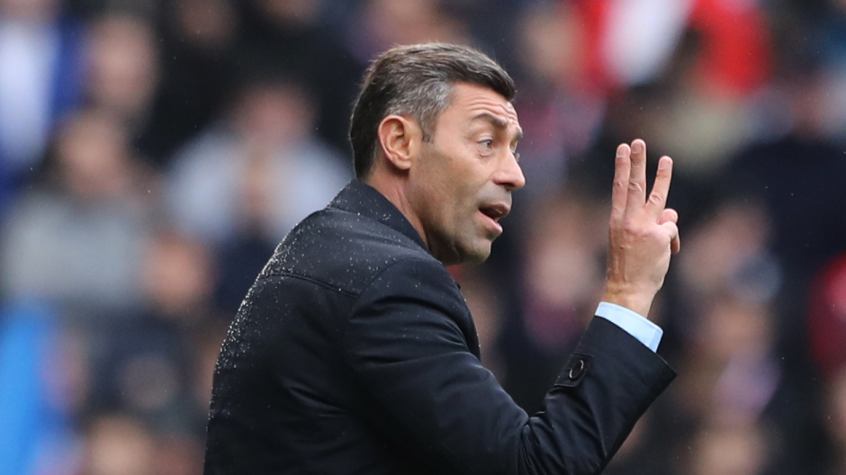 Rangers manager Pedro Caixinha