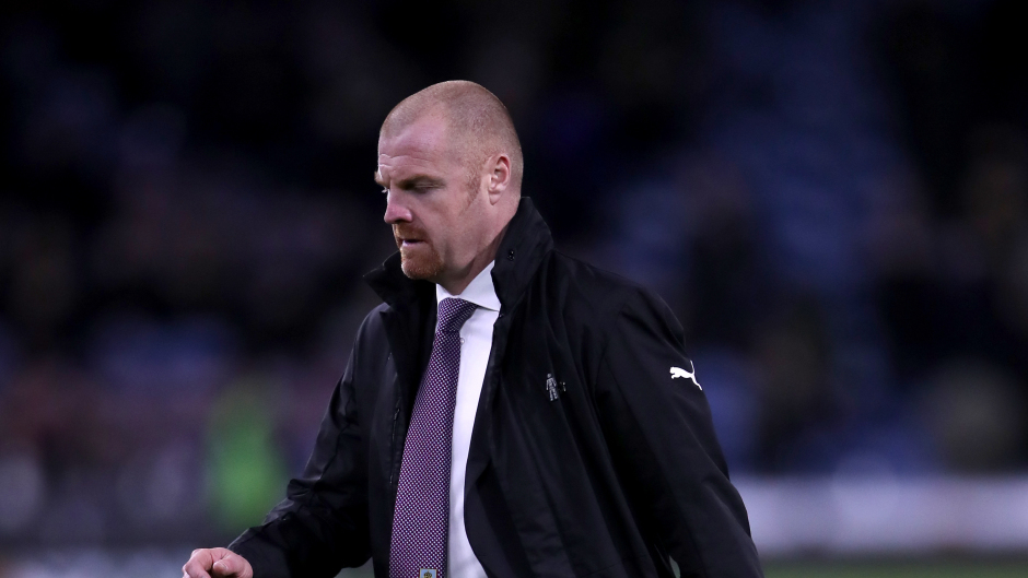 Burnley manager Sean Dyche .