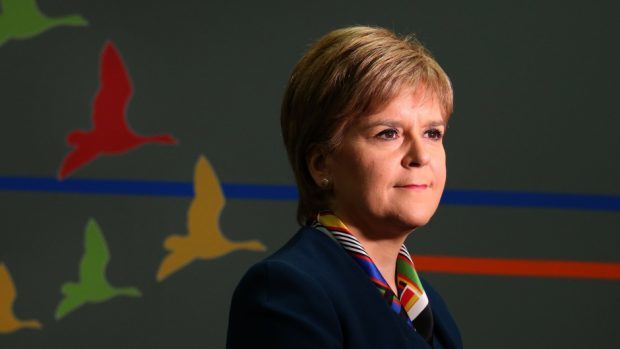 First Minister Nicola Sturgeon