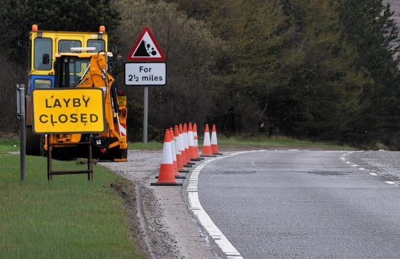 Delays are likely from Monday due to essential roadworks on the A9 southbound near Daviot.