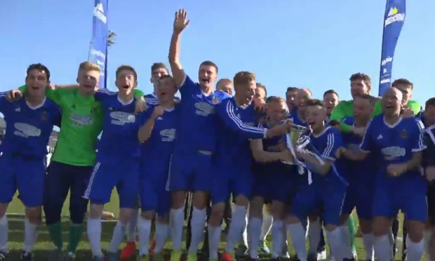 Cove Rangers lift the cup