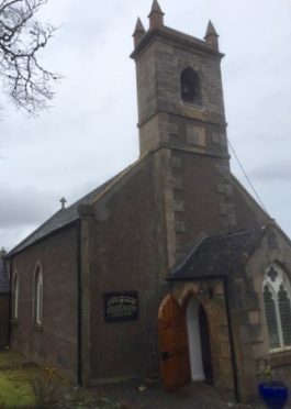 St Peter's Episcopal Church in Stornoway. The collection box was situated just inside the front door.