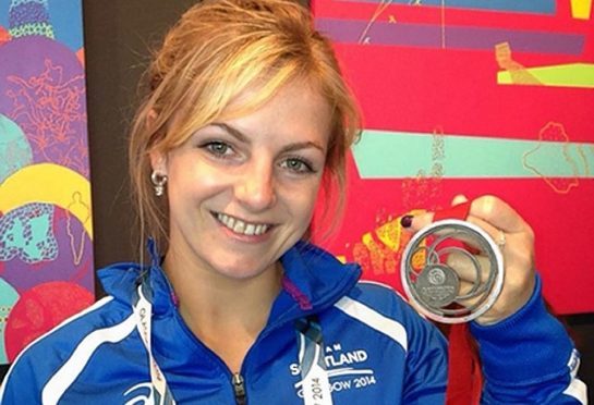 Stephanie Inglis won a silver medal at the Commonwealth Games