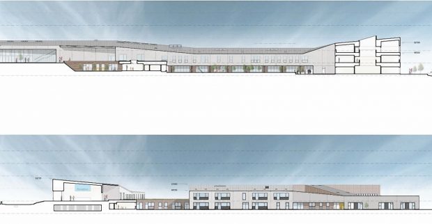 Plans for the new campus at Tain