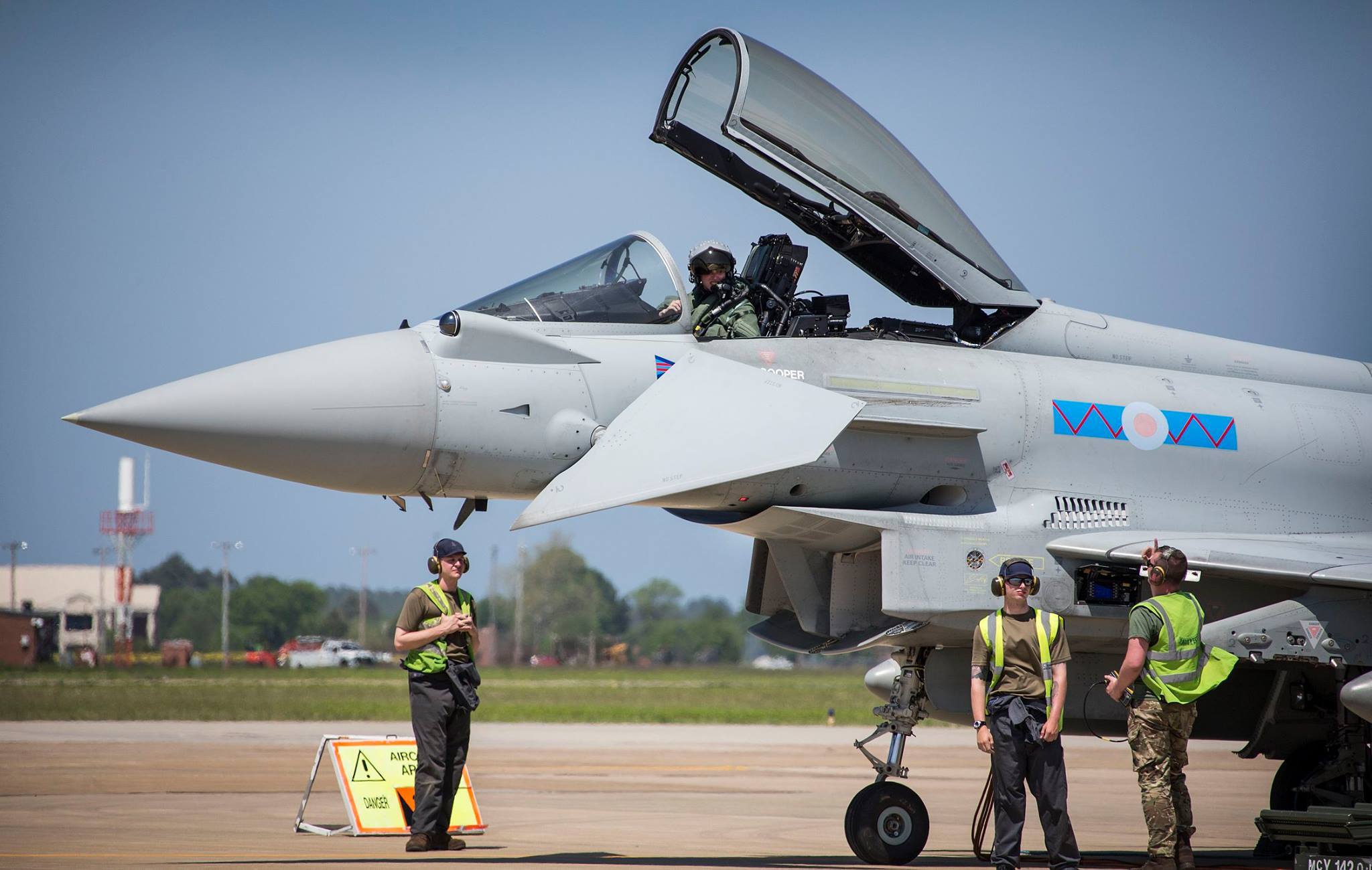 Typhoon crews from 1 (F) Squadron at RAF Lossiemouth have joined American and French colleagues for the exercise.