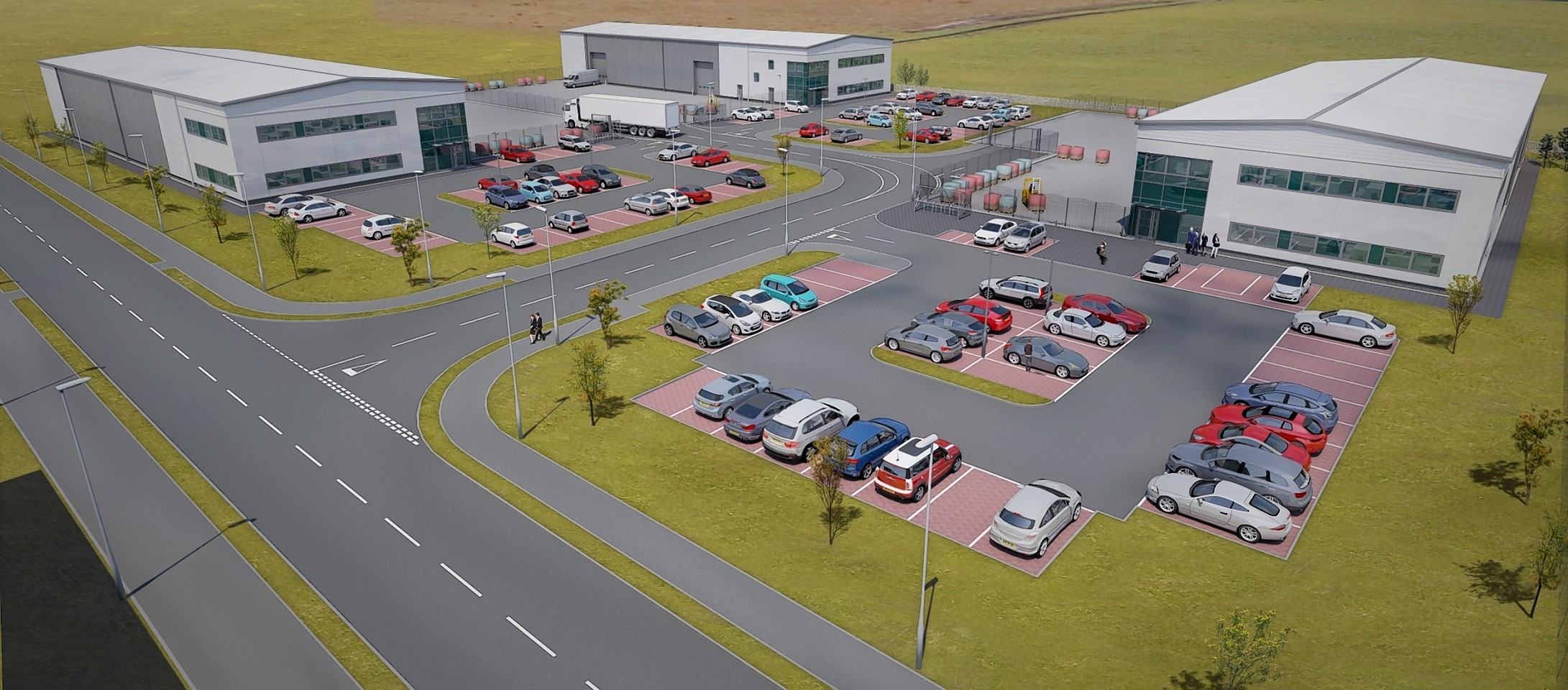 How the new units at Aberdeen Gateway business park will look