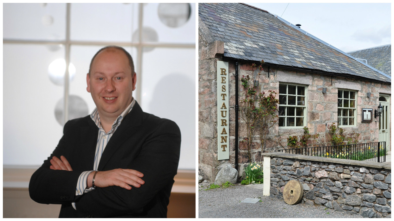 One of his latest investments, worth £350,000, has created eight new jobs at a new restaurant, the Clachan Grill, in Ballater.