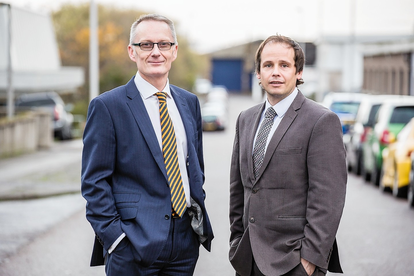 L to R - Andrew Hall, managing director of Jasmine Limited and Danny Cowie, managing director of Jasmine Holdings