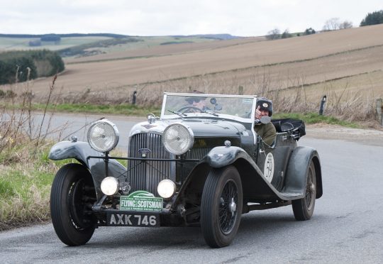 Simon Mackenzie Smith (GB) and Johnny Glover (GB) in their 1934 Lagonda M45. Pics by Julia Sidell.