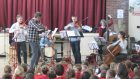 Pupils perform with Scottish Ensemble