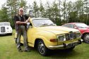 Derek Darnell owner of the headline car a Saab 96