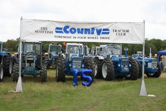Happy 15th Birthday to the Scottish County Tractor Club whose heart is in Aberdeenshire