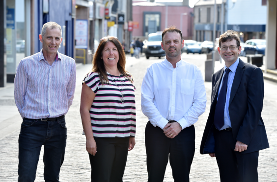 John Pascoe, Katrina Allan, John Cameron and Iain Sutherland launched  the project last year.