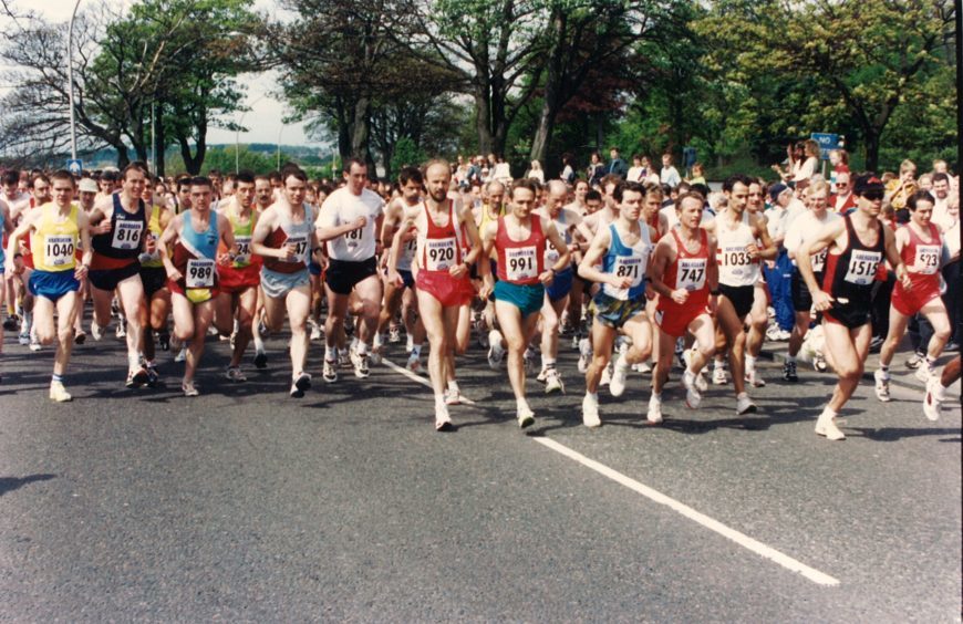 The start of the 10k in 1997