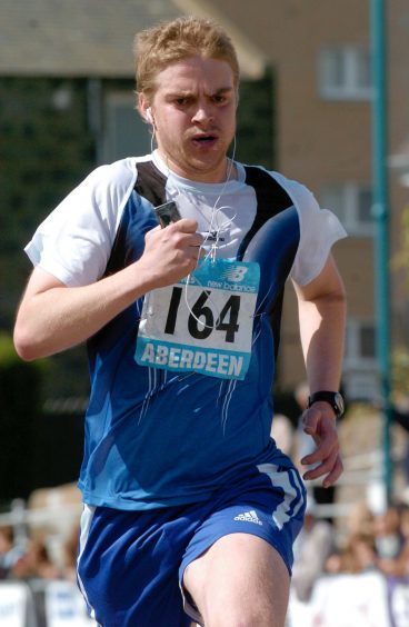 Richard Willet pounding the pavement in 2006