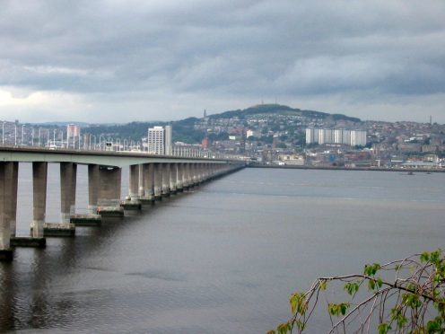 The Tay Bridge in Dundee