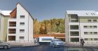Plans have been revealed for 32 apartments on the site close to the village centre off Grampian Road.