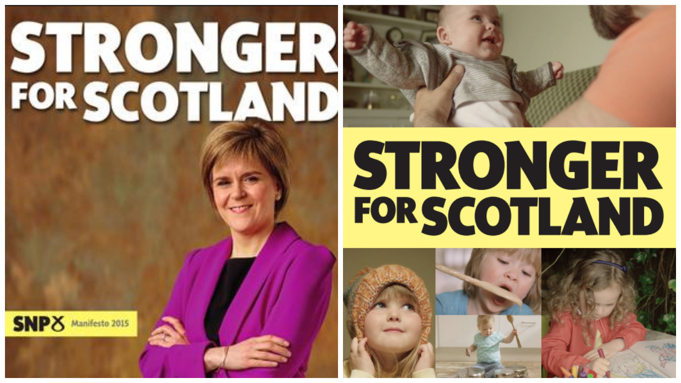 SNP manifestos from 2015 and 2017