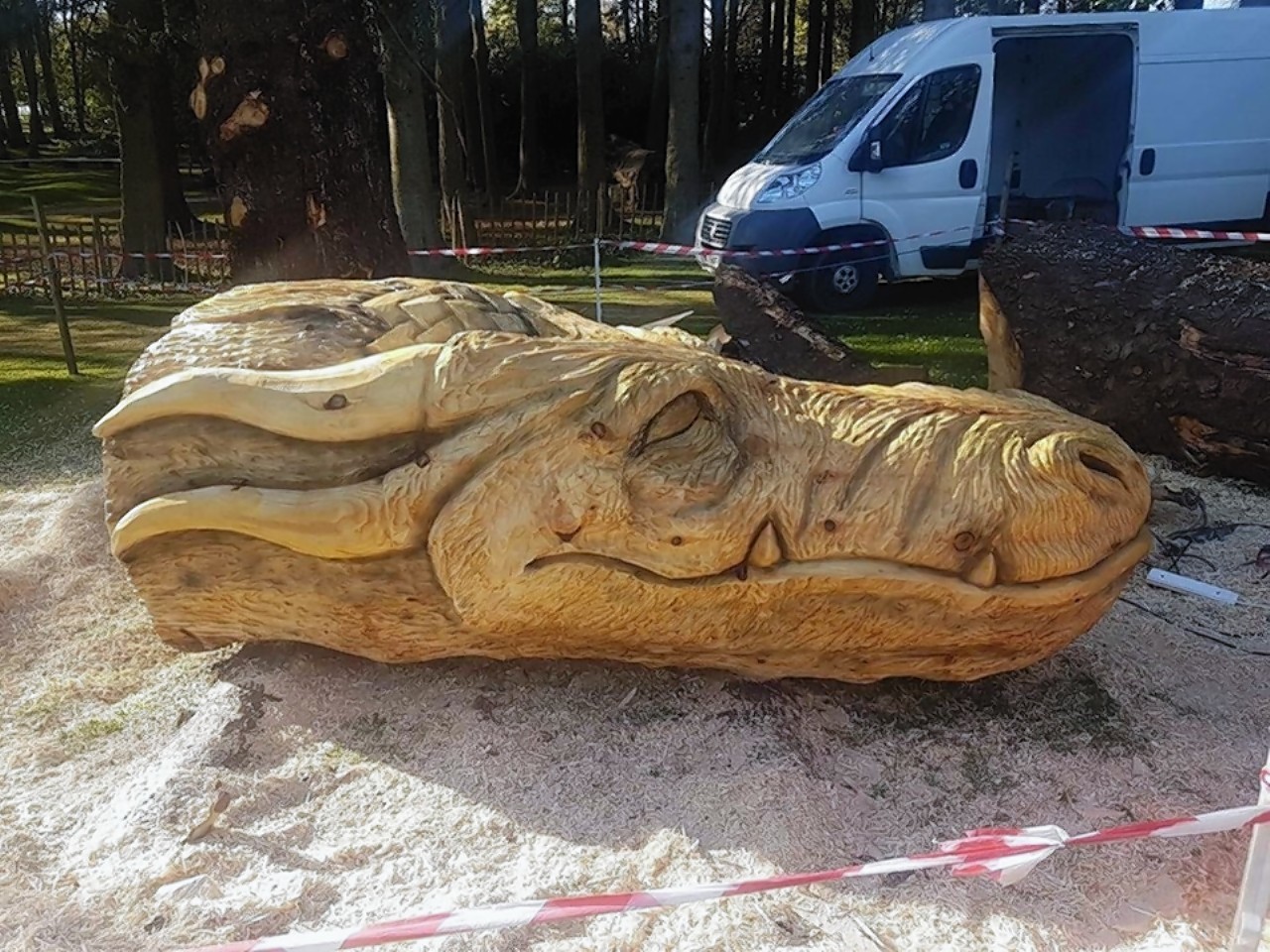 One of Garry's carvings