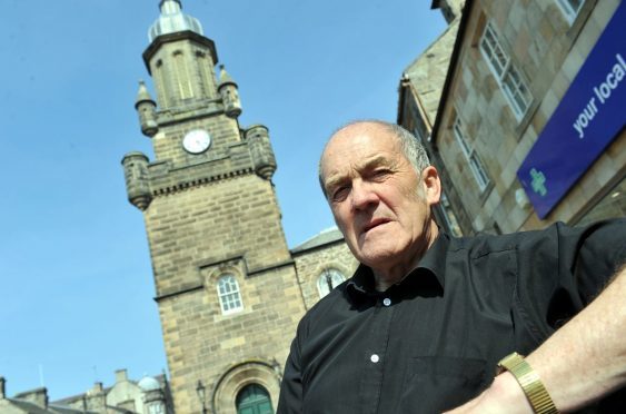 Moray Council leader George Alexander is one of five councillors that has stepped down.