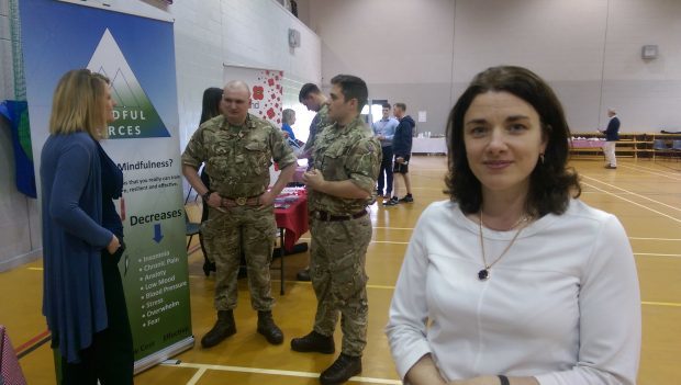Kinloss Barracks staff officer Ruth Douglas is eager to see forces personnel make the most of Moray.