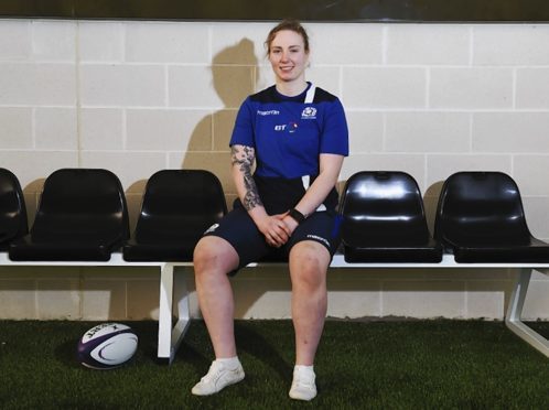 Scotland back-row Jade Konkel.