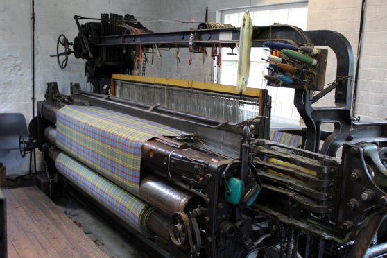 Knockando Woolmill weaving loom. Picture by Credit Emma Nicolson.