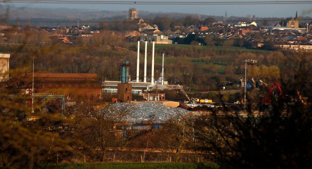 A general view of the Tata Steel LPB, Thrybergh Mill, Rotherham, Yorkshire