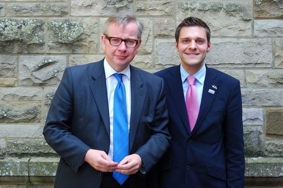Michael Gove with Ross Thomson