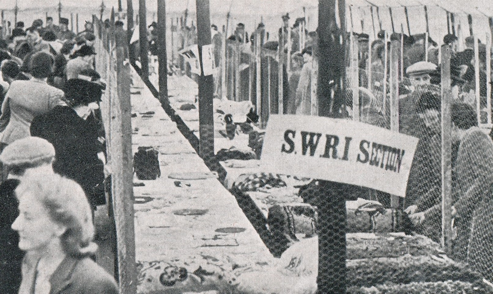 The SWRI tent at the 1948 Turriff Show